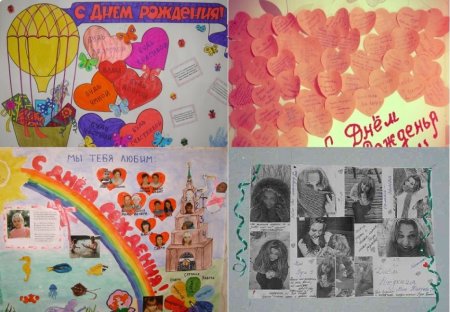 Идеи для плаката на день рождения