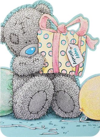 С днем рождения мишка