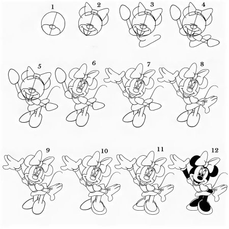 Схема рисования собаки для детей подготовительной группы