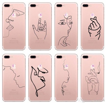 Трафарет для рисунка на чехле