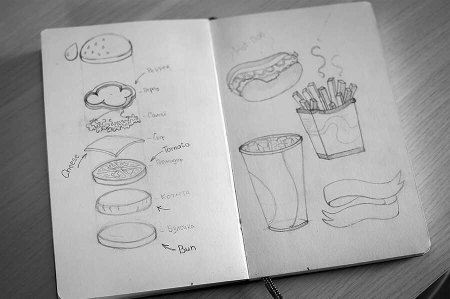 Рисунки для блокнота