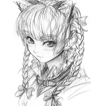 Рисунки для срисовки аниме