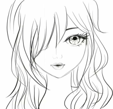 Аниме для срисовки