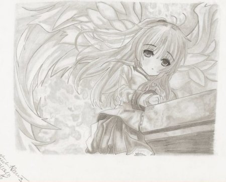 Сложные рисунки аниме