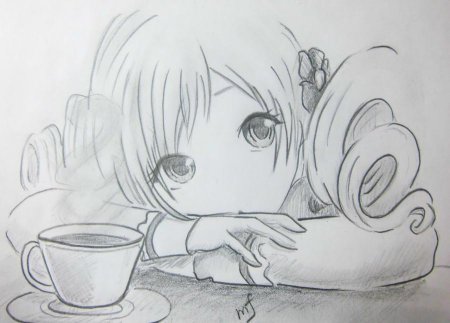 Аниме рисунки карандашом