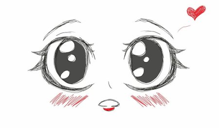 Аниме глаза для срисовки
