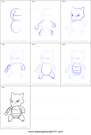 Учимся рисовать покемонов