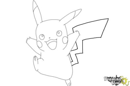Аниме персонаж рисунок карандашом легкий Пикачу