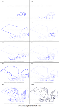 Основа дракона для рисования