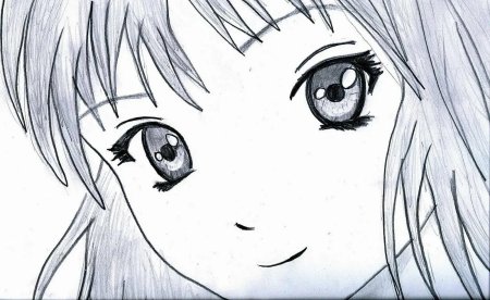 Рисунки для срисовки лёгкие аниме