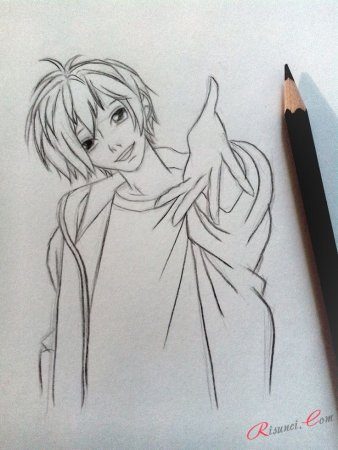 Аниме рисунки карандашом
