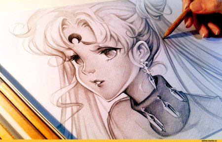 Аниме карандашом