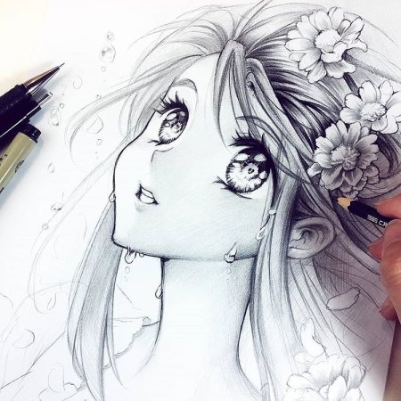 Рисунки Анила карандашом