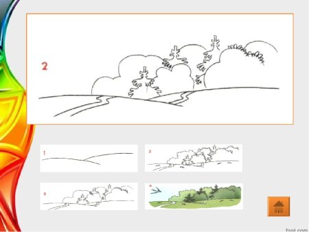 Сосна рисунок карандашом