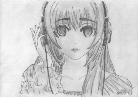 Рисунки для срисовки аниме