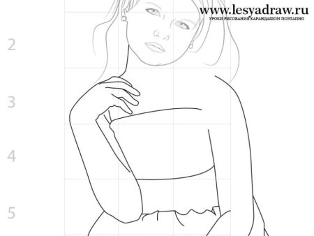 Лицо девушки карандашом поэтапно
