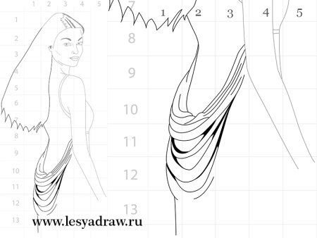 Лицо человека карандашом