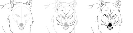 Рисование волка в подготовительной группе