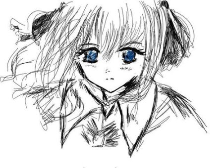 Аниме рисунки ручкой