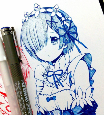 Аниме рисунки карандашом