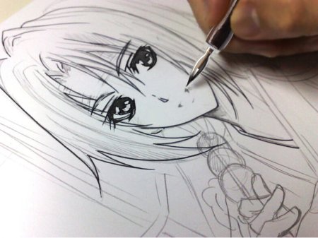 Аниме скетчи мангак