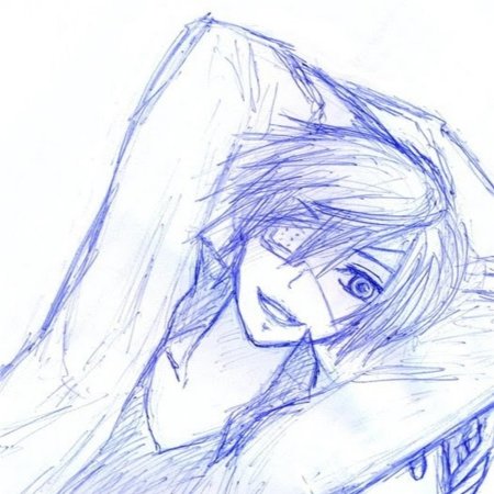 Аниме рисунки ручкой