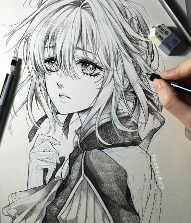 Аниме ручкой