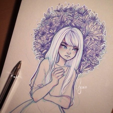 Аниме рисунки карандашом легкие