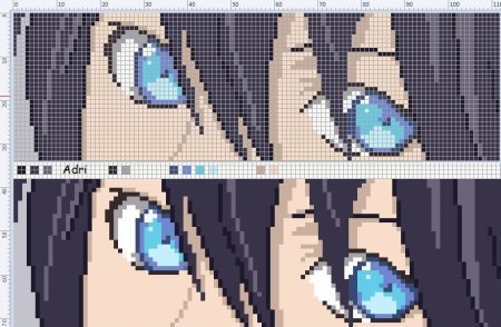 Фенечка аниме схема