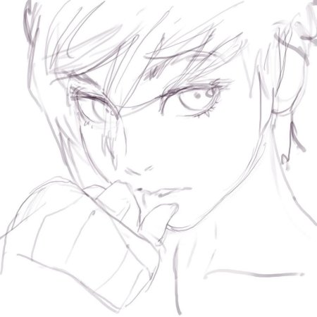 Волосы мальчиков для рисования аниме