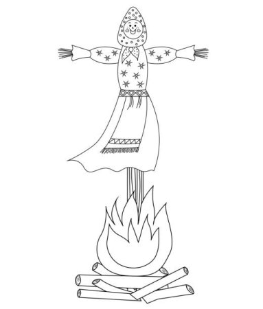 Эскиз Масленицы