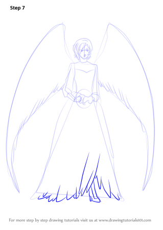 Как рисовать ангела поэтапно