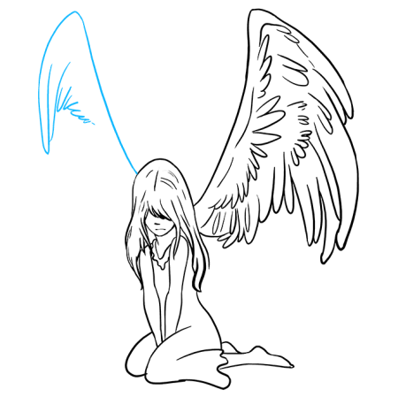 Как рисовать ангела