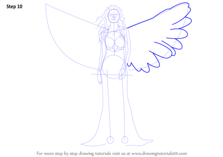 Ангел рисунок по этапно