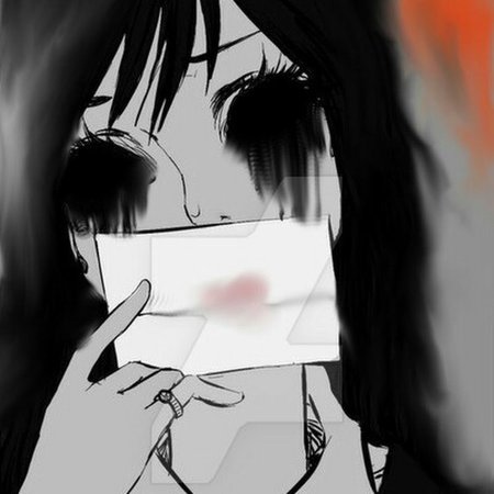 Мрачные аниме арты