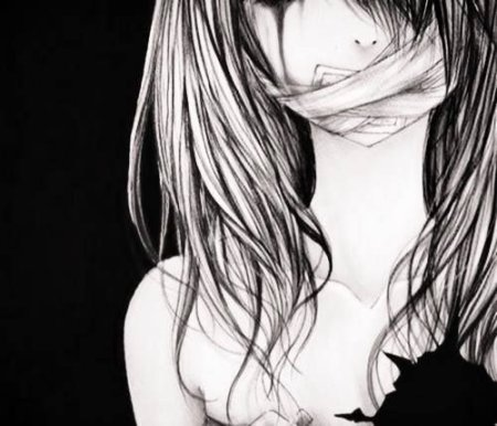 Депрессивные картинки на аву для девушек