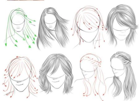 Уроки рисования карандашом волосы