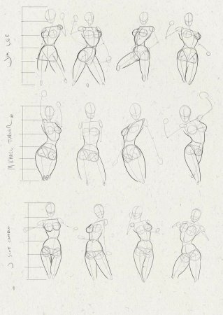 Рисовка лица