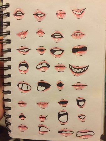 Идеи для рисования рта