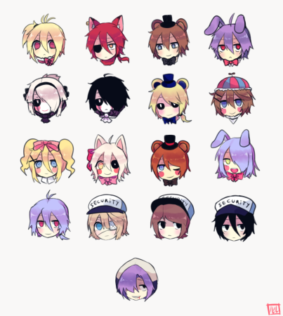 ФНАФ персонажи люди