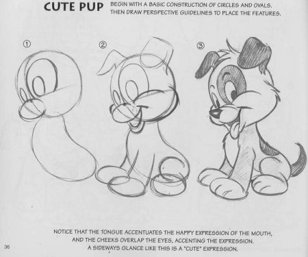 Рисунки карандашом поэтапно мультяшных героев