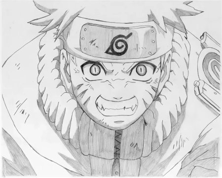 Наруто картинки карандашом