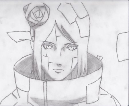 Конан Наруто для срисовки