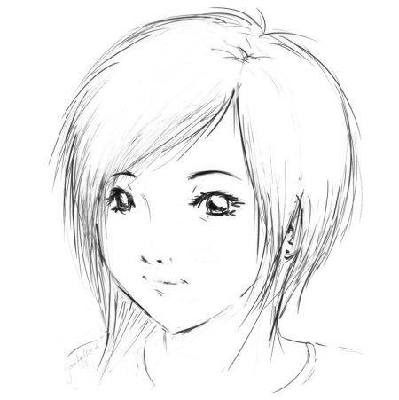 Аниме портрет легкий