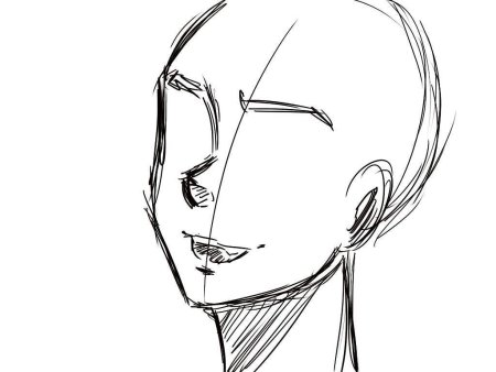 Нарисовать лицо аниме
