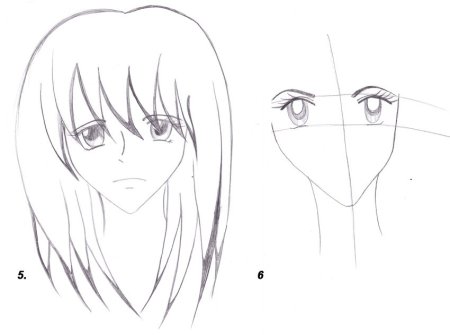 Аниме рисунки карандашом для начинающих