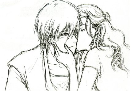 Аниме рисунки карандашом