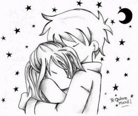 Милые рисунки признания в любви карандашом