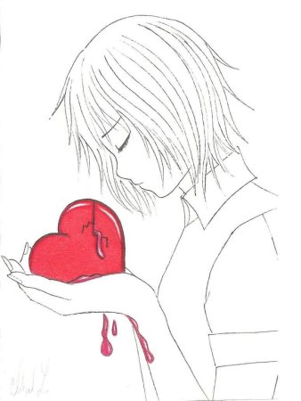 Лёгкие рисунки про любовь