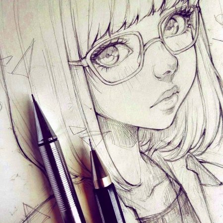 Аниме ручкой